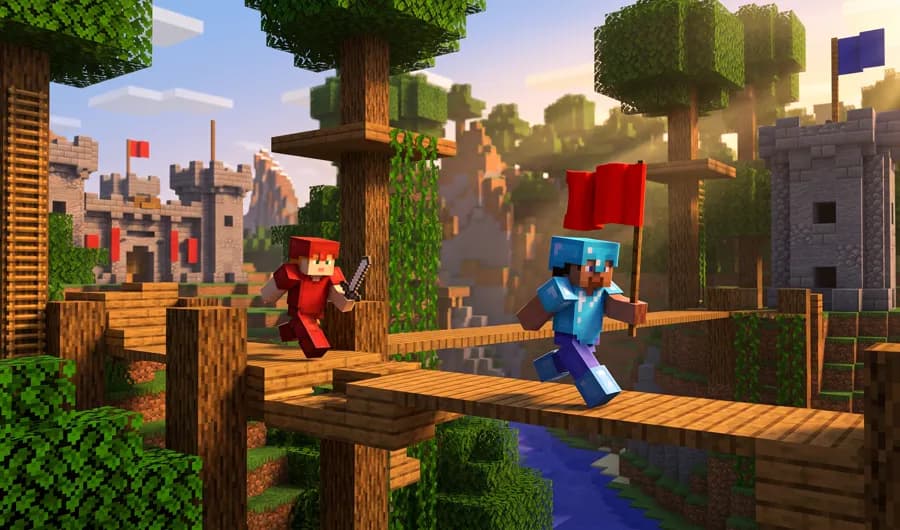 Minecraft key art